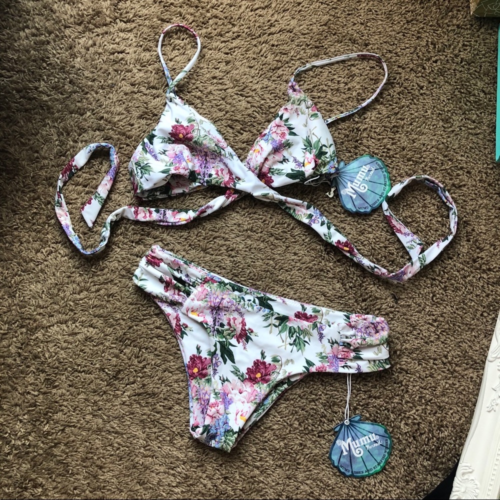 NWT Mumu Wrap Swimsuit